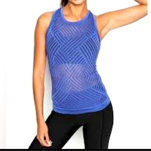 Victoria Sport Crochet Tank in Poison Purple Size Large